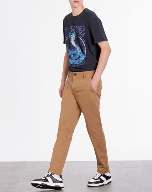 Pantalon chino beige