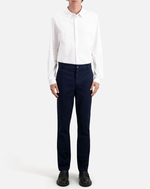 Pantalon chino bleu marine