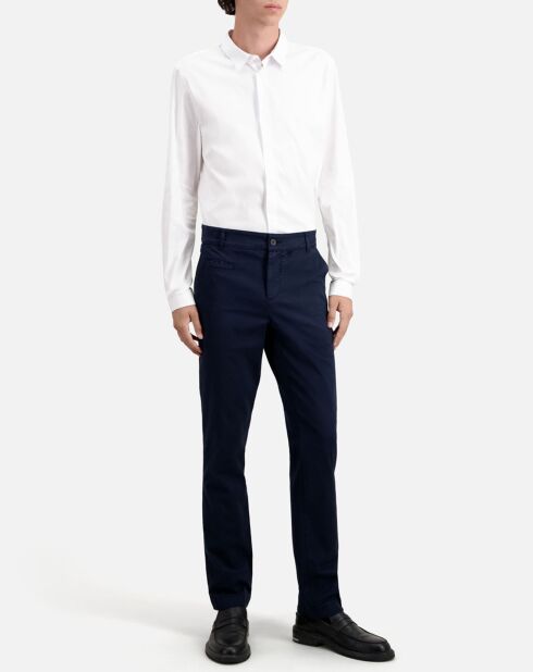 Pantalon chino bleu marine