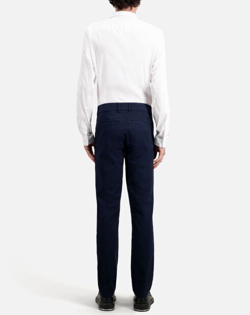 Pantalon chino bleu marine