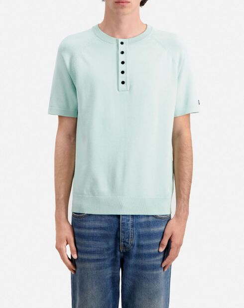 T-Shirt en Maille bleu