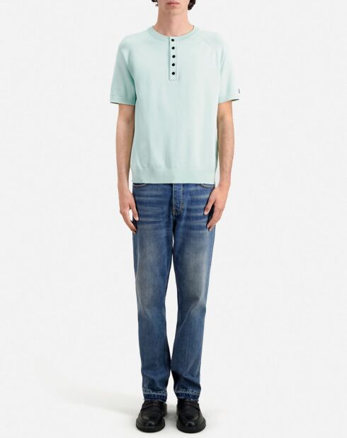 T-Shirt en Maille bleu