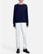 Pull en Laine mérinos bleu marine