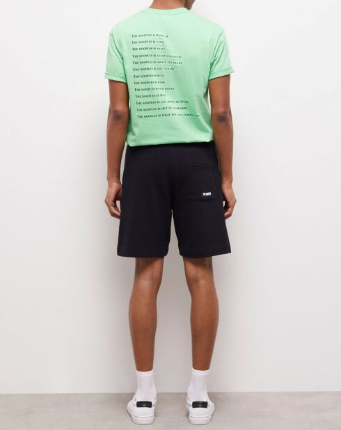 Short molletonné noir