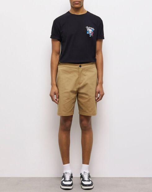 Pantalon Court beige