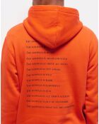 Sweat à capuche Qu'est-ce que orange