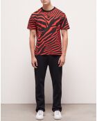 T-Shirt imprimé rouge