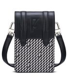 Sac Arguin noir/blanc - 18x11.5x3 cm