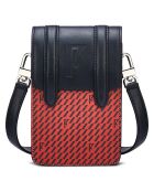 Sac Arguin rouge/noir - 18x11.5x3 cm