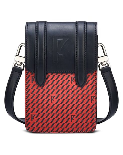 Arguin rot/schwarze Tasche - 18x11,5x3 cm