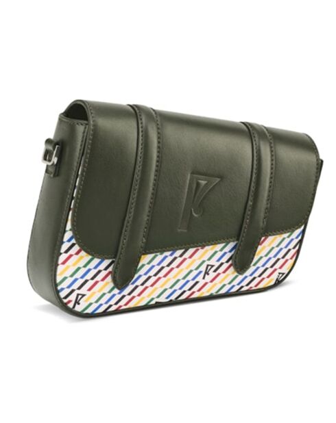 Borsa bordeaux multicolore - 14x19x4,5 cm