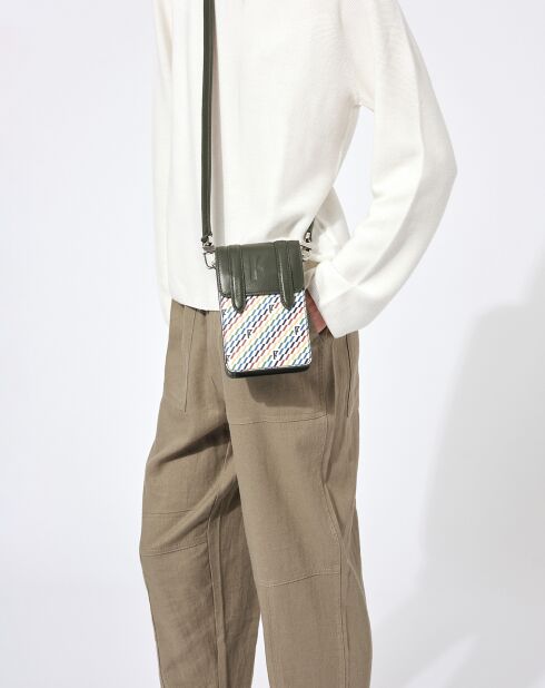 Sac Arguin multicolore - 18x11.5x3 cm