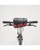 Sac Bordeaux rouge/noir - 14x19x4.5 cm