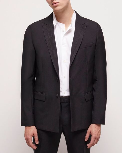Veste de costume en Laine noire