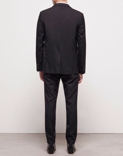Veste de costume en Laine noire