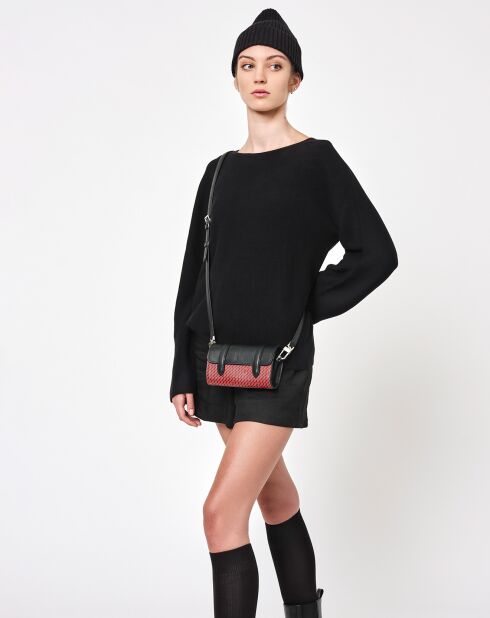 Sac Cyclo rouge/noir - 10x17x17 cm