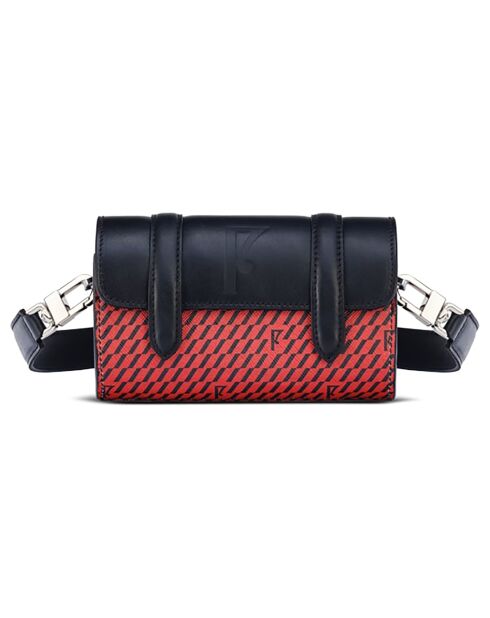 Cyclo rot/schwarze Tasche - 10x17x17 cm