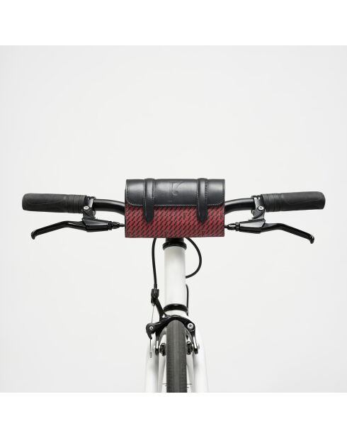Cyclo rot/schwarze Tasche - 10x17x17 cm