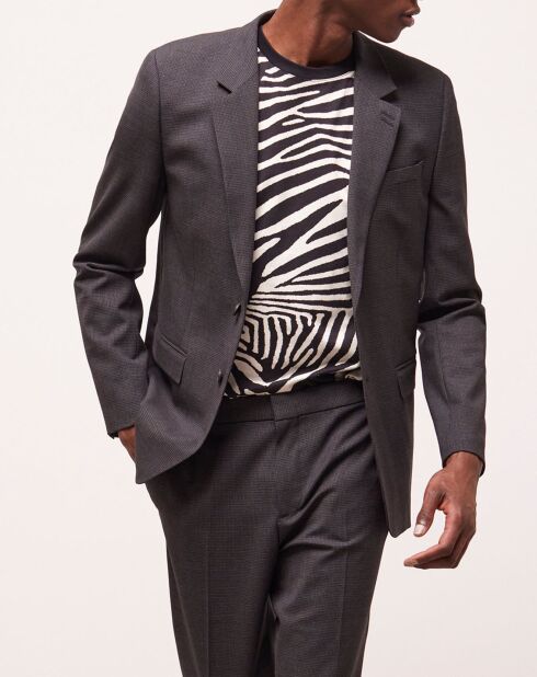 Veste de costume en Laine noire