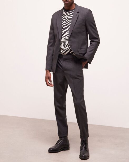 Veste de costume en Laine noire