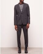 Veste de costume en Laine noire