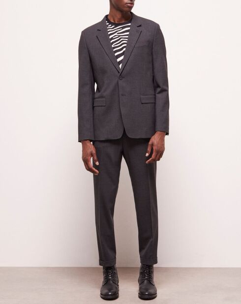 Veste de costume en Laine noire