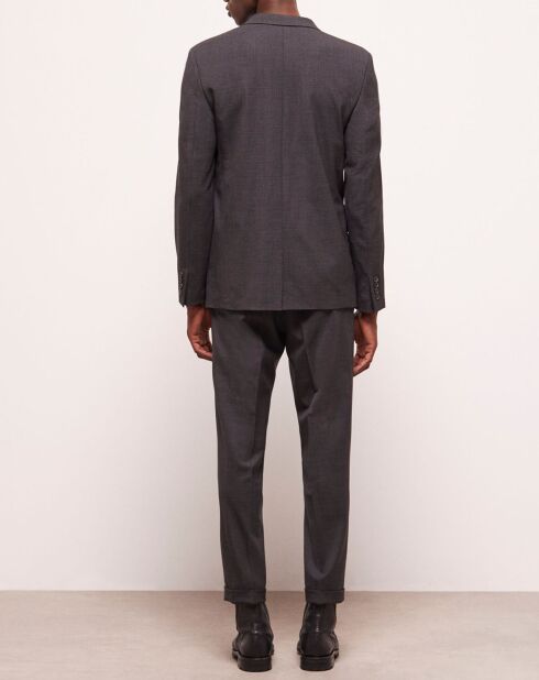 Veste de costume en Laine noire