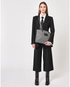 Sac Faret noir/blanc - 38x36x8.5 cm
