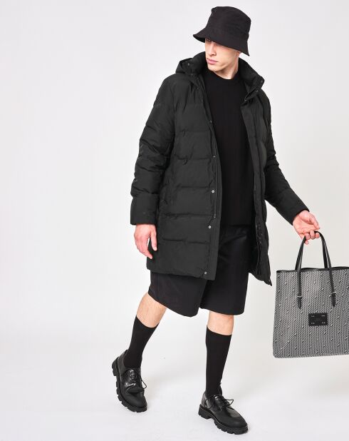 Sac Faret noir/blanc - 38x36x8.5 cm