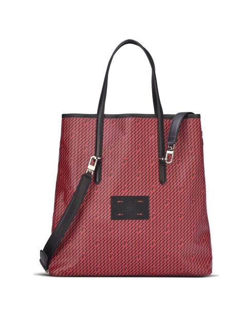 Sac Faret rouge/noir - 38x36x8.5 cm