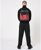 Sac Ferret rouge/noir - 40x29x13 cm