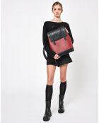 Sac Ferret rouge/noir - 40x29x13 cm
