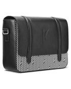 Sac Moulleau noir/blanc - 22x30x9 cm