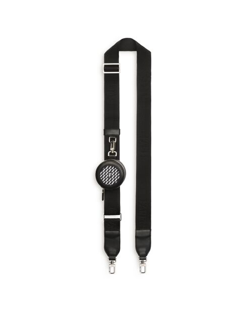 Porte air Pod noir/blanc - 6.5x6.5x3.5 cm
