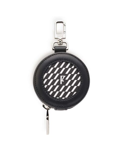 Porte air Pod noir/blanc - 6.5x6.5x3.5 cm