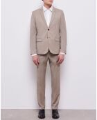 Veste de Costume 100% Laine beige