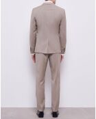 Veste de Costume 100% Laine beige