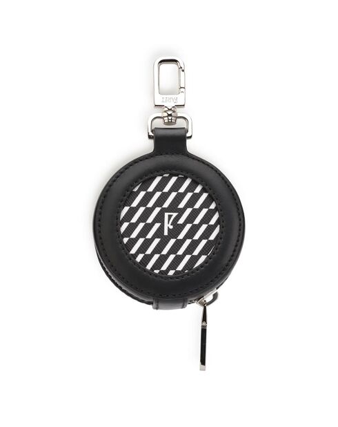 Porte air Pod noir/blanc - 6.5x6.5x3.5 cm