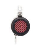 Porte air Pod noir/rouge - 6.5x6.5x3.5 cm