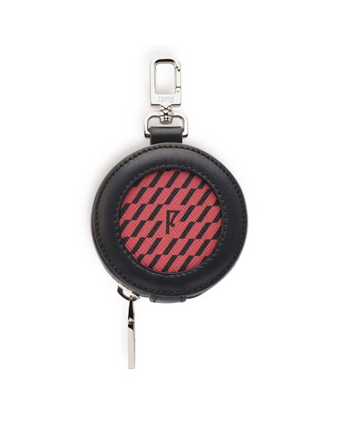 Porte air Pod noir/rouge - 6.5x6.5x3.5 cm