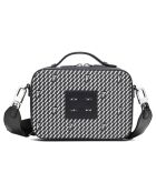 Sac Pyla noir/blanc - 13x19x6.5 cm