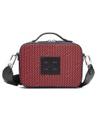 Sac Pyla rouge/noir - 13x19x6.5 cm