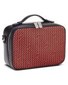 Sac Pyla rouge/noir - 13x19x6.5 cm