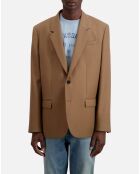 Veste 100% Laine camel