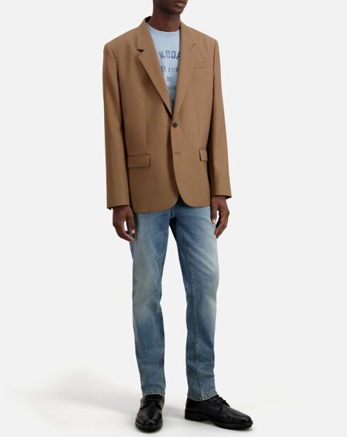 Veste 100% Laine camel
