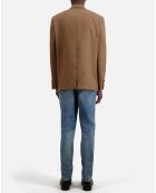 Veste 100% Laine camel
