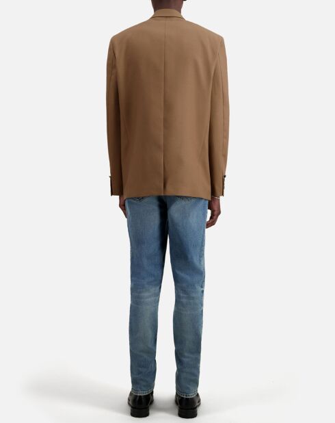 Veste 100% Laine camel