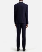 Veste de costume en Laine bleu marine