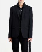 Veste de Costume 100% Laine noire