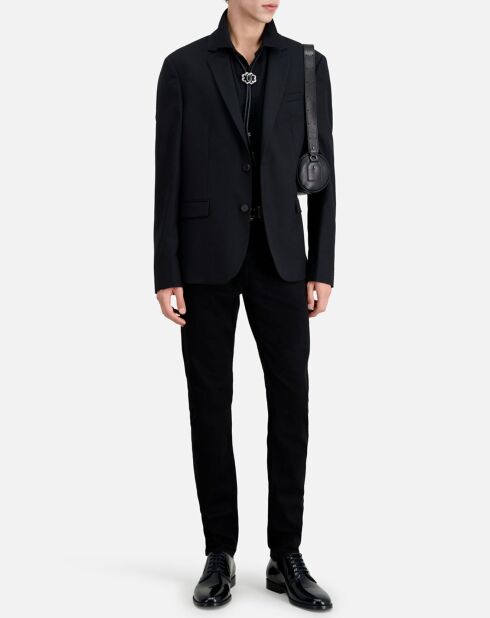 Veste de Costume 100% Laine noire
